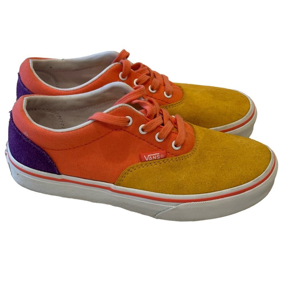 Vans Doheny Color Block Sneakers sz 2 girls Vans Low Top Sneakers